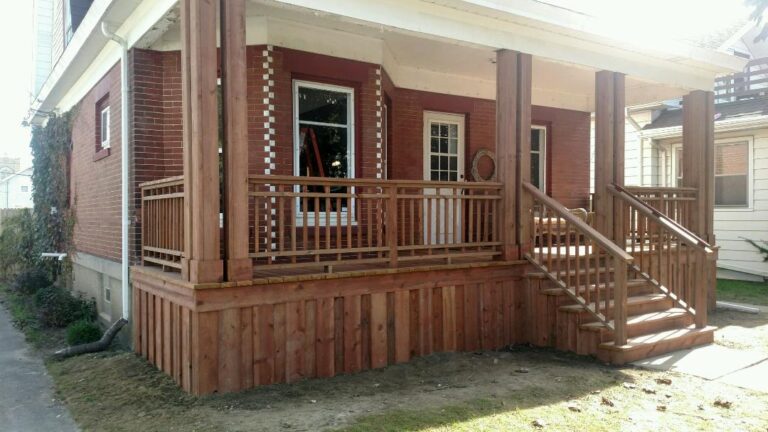 build a deck, pressure treated deck, deck contractors