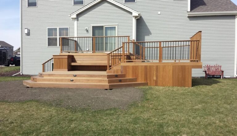 wood deck in waukesha, cedar decking waukesha wi, hardwood decking waukesha wi